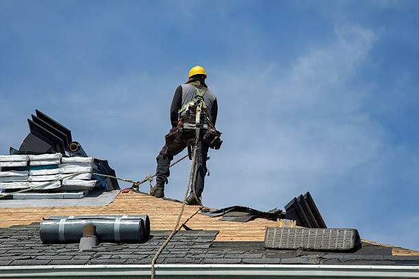 Professional Roofing technician working in Maxatawny, PA